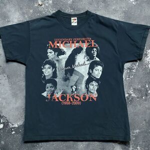 Fruit Of The Loom Michael Jackson Memorial Black T-Shirt 2009 Men's Size XL